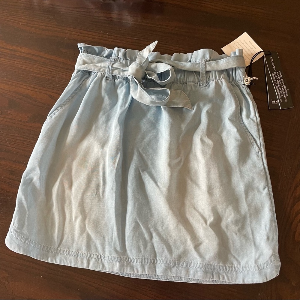 NWT Nicole Miller New York Tie Mini Skirt - Small